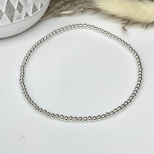 3mm Soothing Anklet Silver