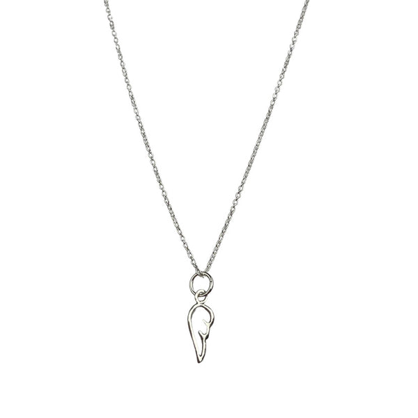 Angel Wing Necklace - Silver