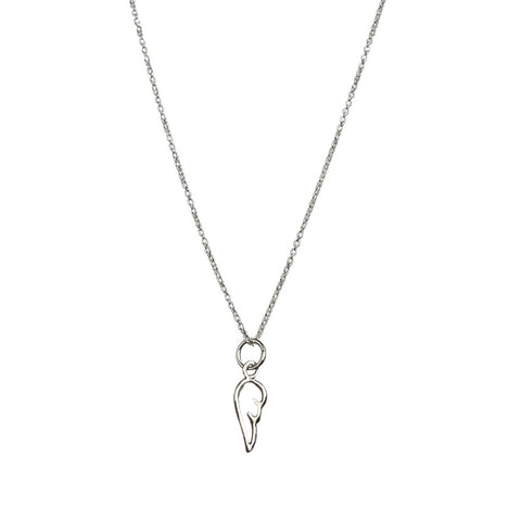Angel Wing Necklace - Silver