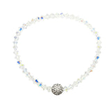 Birthstone April Swarovski Bracelet