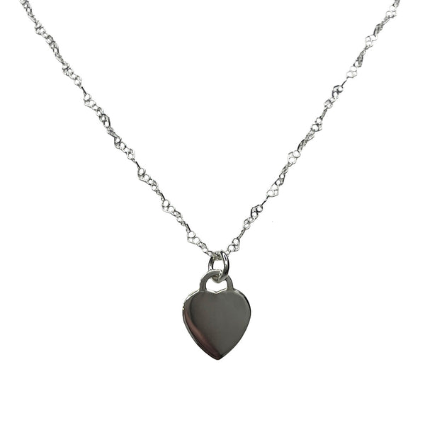 Heart of Silver Necklace