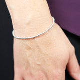 3mm Soothing Bracelet Silver