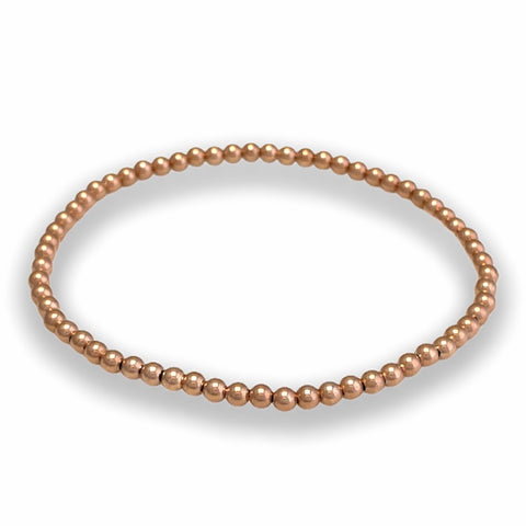 3mm Soothing Bracelet Rose Gold
