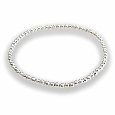 3mm Soothing Bracelet Silver