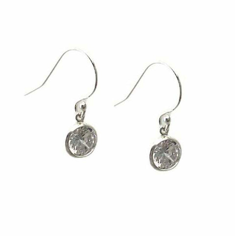CZ Earrings Silver