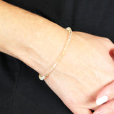 Itty-bitty Rose Gold Swarovski Bracelet