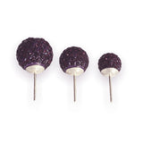 Plum February Shimmer Studs Studs