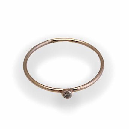 CZ Ring Rose Gold 50% off