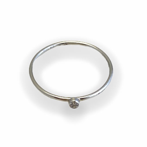 CZ Ring Silver