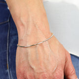 2mm Soothing Tube Bracelet Silver