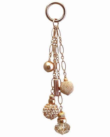 Foxy Shimmer Charm Rose Gold