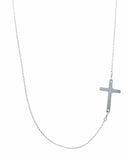 Cross Necklace - Silver